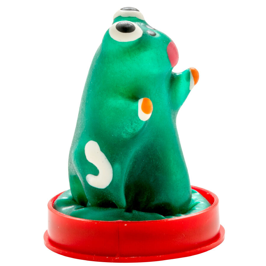 Handmålade novelty kondomer med grodmotiv