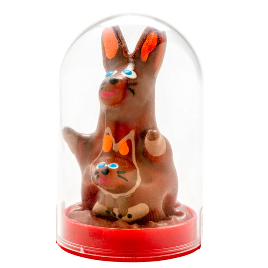 Handmålade novitetskondomer i kangaroo-modell