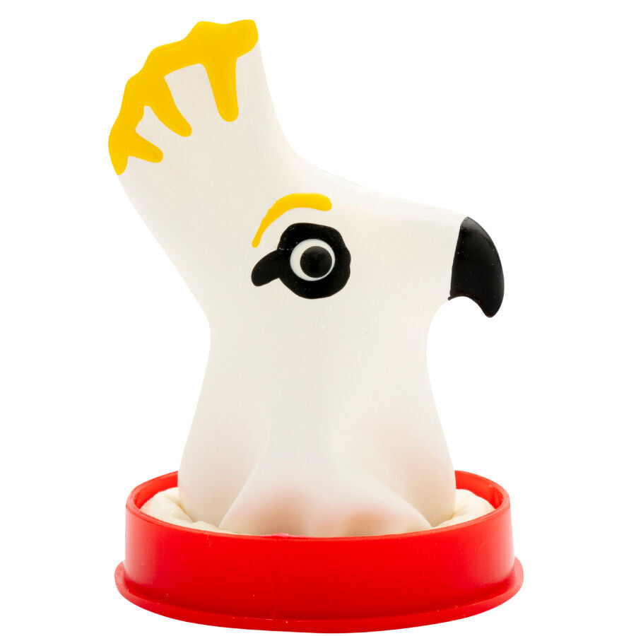 Handmålade novelty kondomer med papegoja design