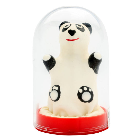 Handmålade kondomer med panda motiv