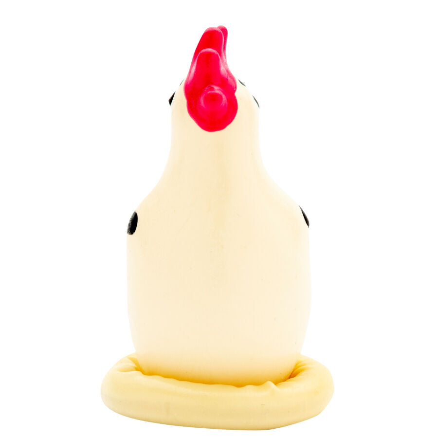 Handmålade novelty-kondomer Cocky Rooster