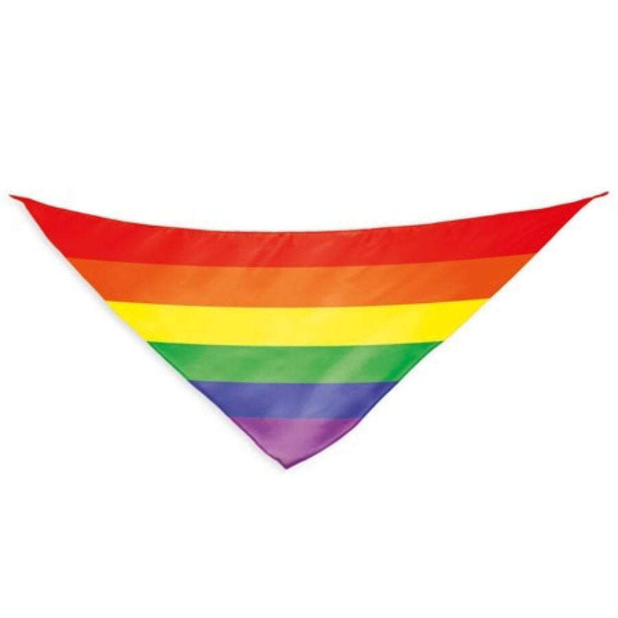 PRIDE - Regnbågsflagga Triangulär Bomullsscarf