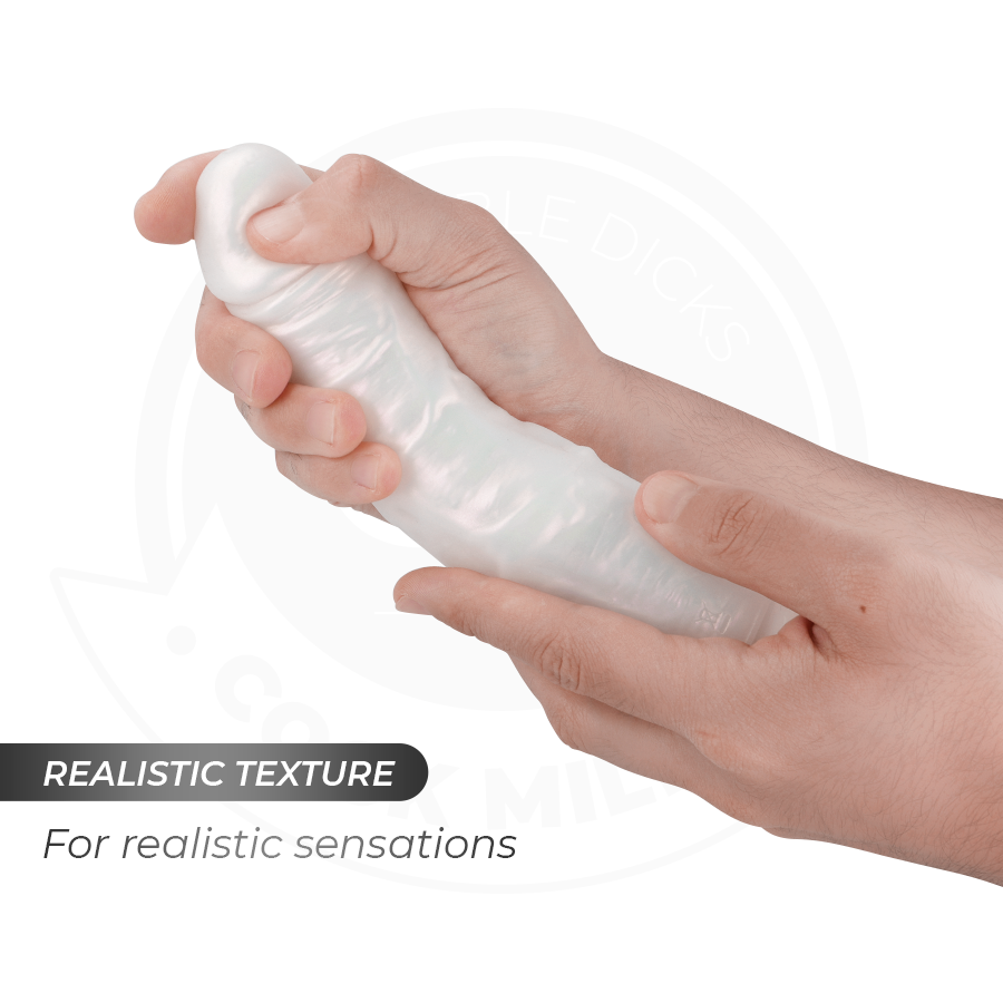 COCK MILLER dildo med sugkopp, ljus och vibration 20,5 cm