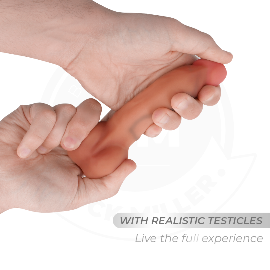 Hyperrealistisk artikulerad dildo 14,8 cm