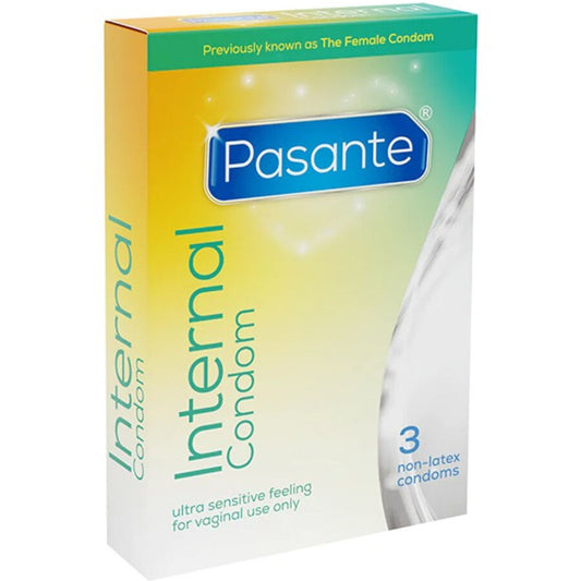 Pasante internkondom utan latex, 3 enheter
