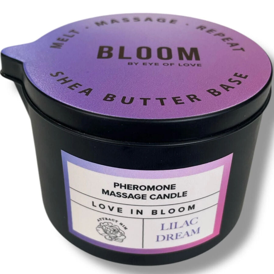Feromonmassage ljus Lilac Dream 150 ml från Eye of Love