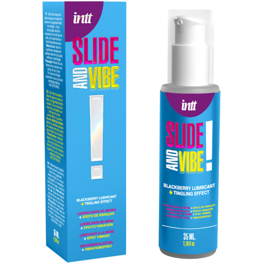 Kyssbar vattenbaserad vibrerande glidmedel 35 ml
