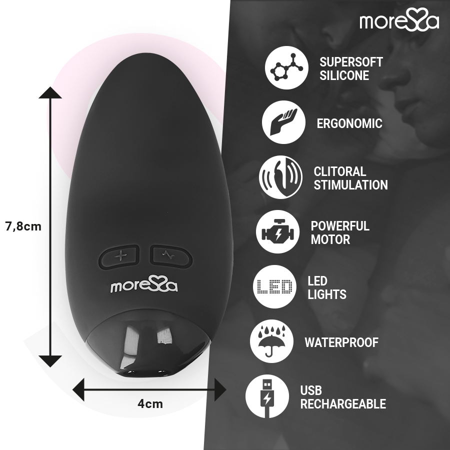 MORESSA Blossom svart vibrator