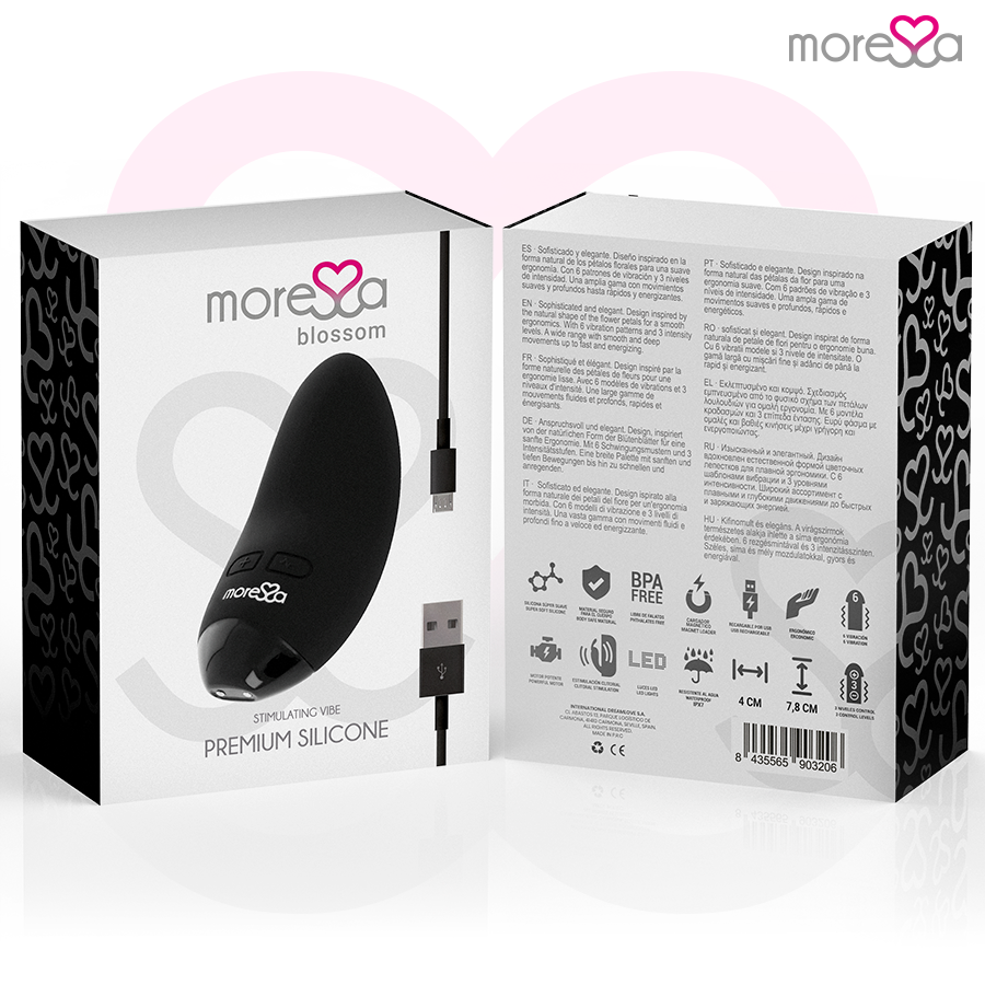 MORESSA Blossom svart vibrator