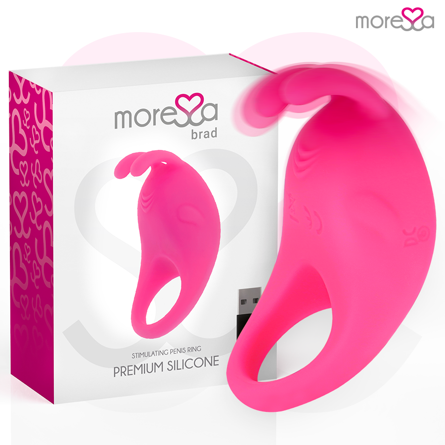 Moressa Brad premium silikon vibrator rosa