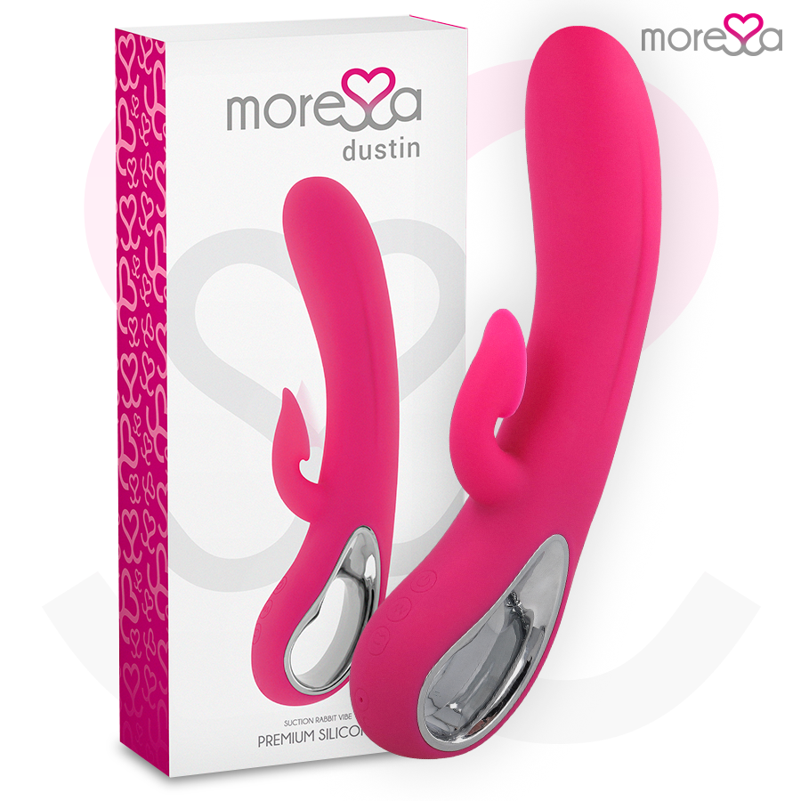 MORESSA Dustin klitoral vibrator med suktions- och vibrationsfunktioner
