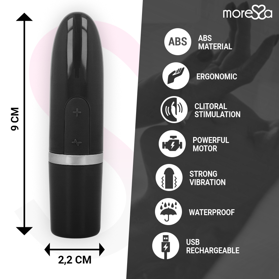 MORESSA - IVY VIBRATOR STIMULATOR resa BLACK