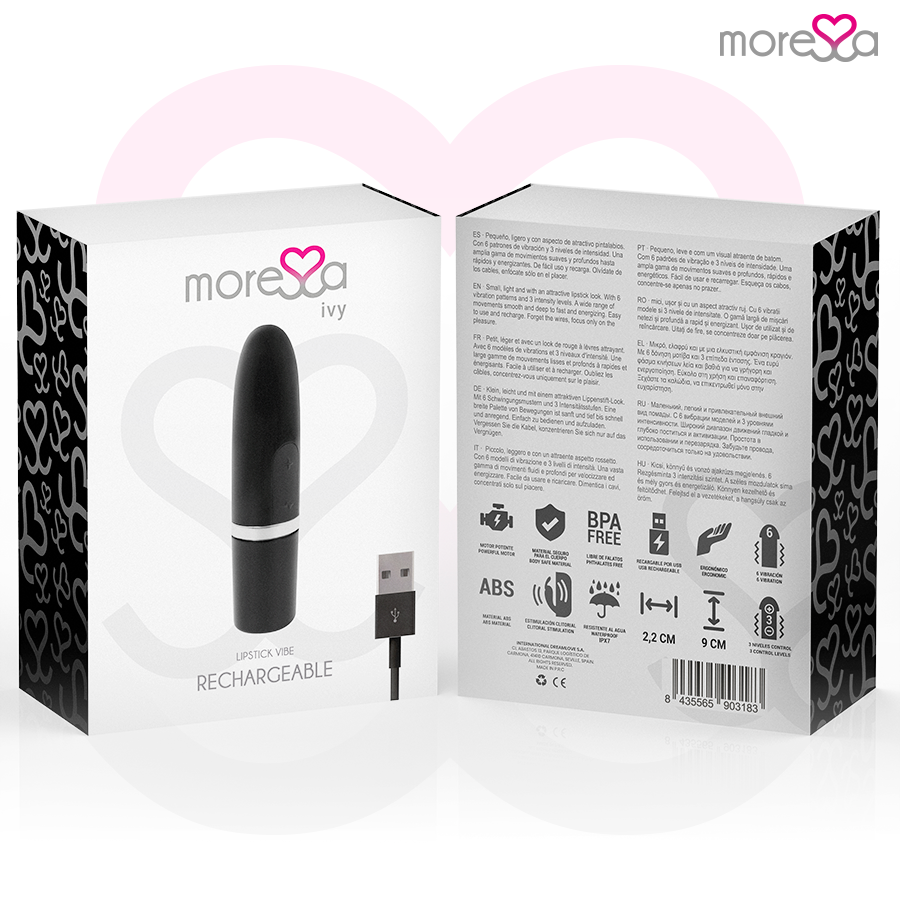 MORESSA - IVY VIBRATOR STIMULATOR resa BLACK