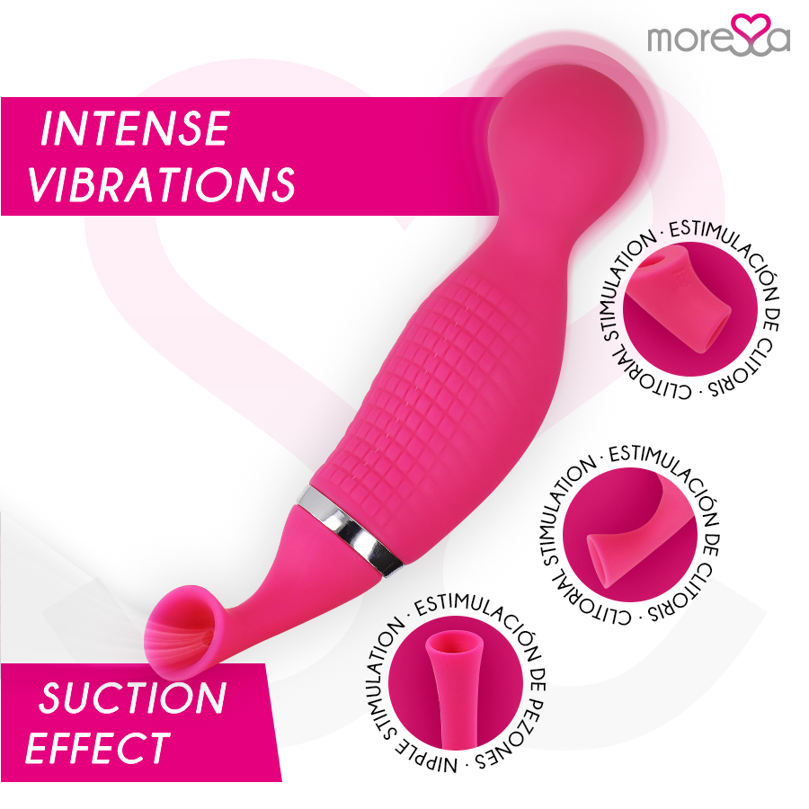 MORESSA KIRK DUO SUCTION massager i premium silikon
