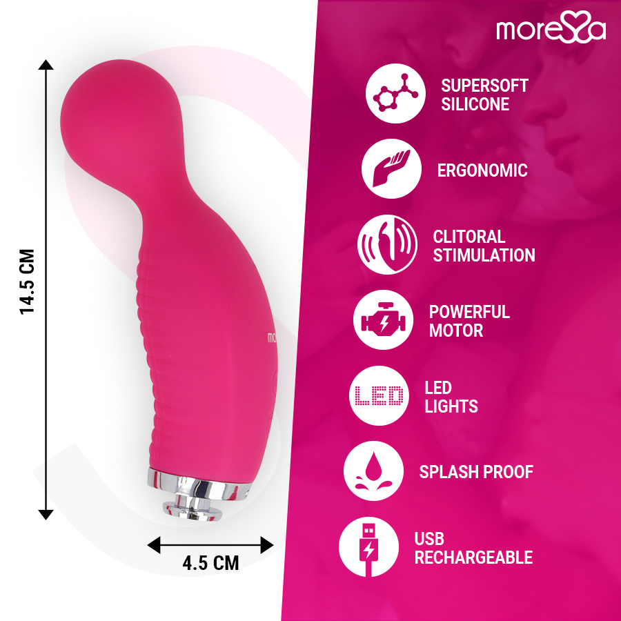 MORESSA KIRK DUO SUCTION massager i premium silikon