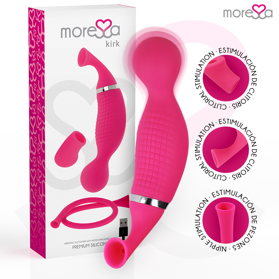 MORESSA KIRK DUO SUCTION massager i premium silikon