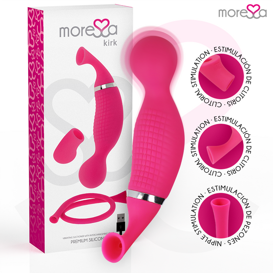 MORESSA KIRK DUO SUCTION massager i premium silikon
