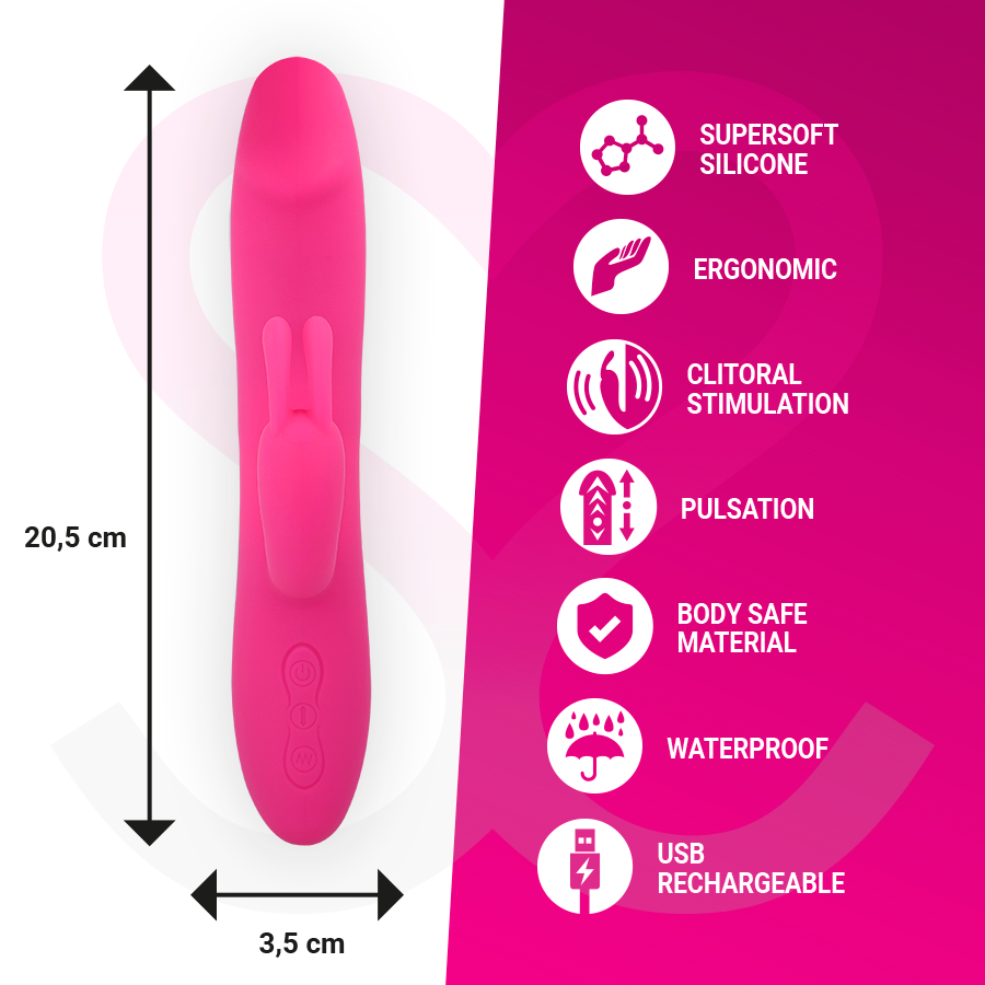 Molly premium silikon vibrator från Moressa