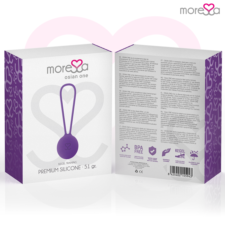 Moressa OSIAN ONE Premium Lilac Silicone kinesiska bollar