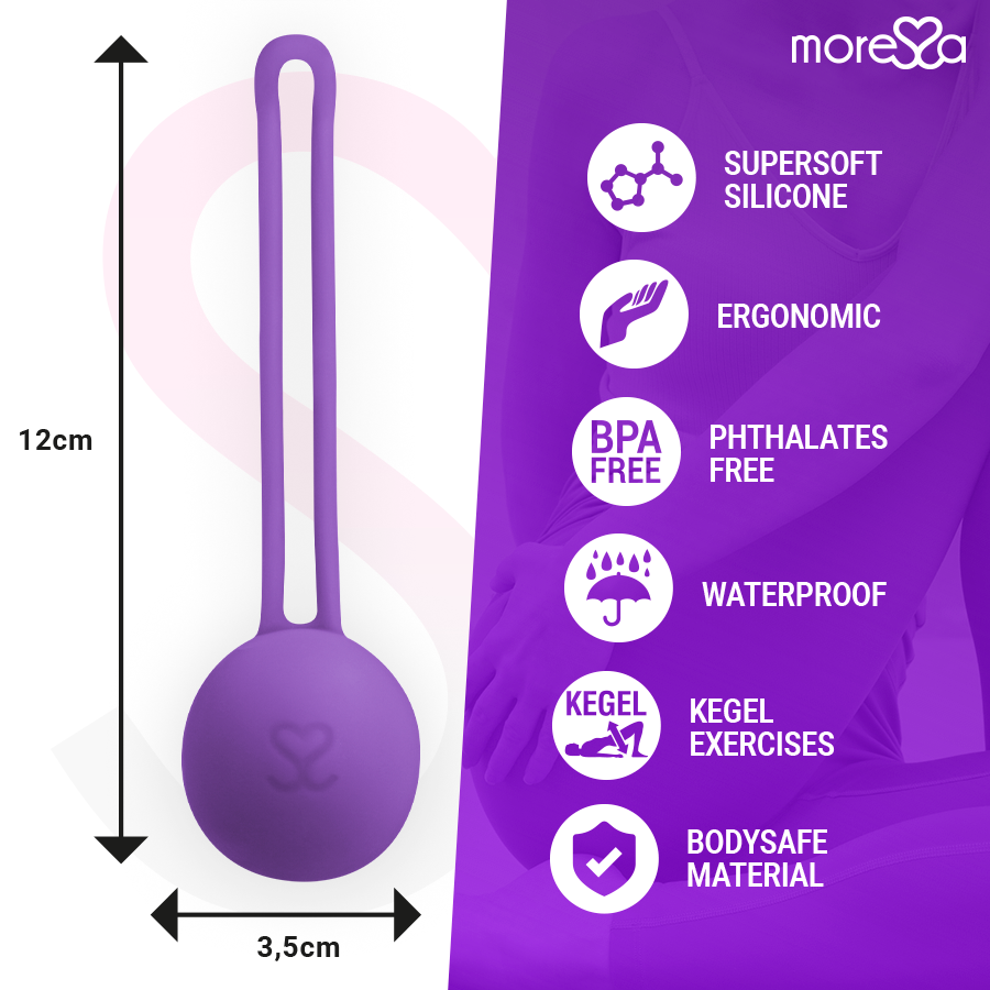 Moressa OSIAN ONE Premium Lilac Silicone kinesiska bollar