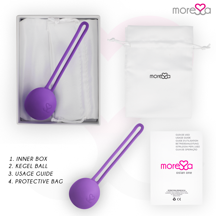 Moressa OSIAN ONE Premium Lilac Silicone kinesiska bollar