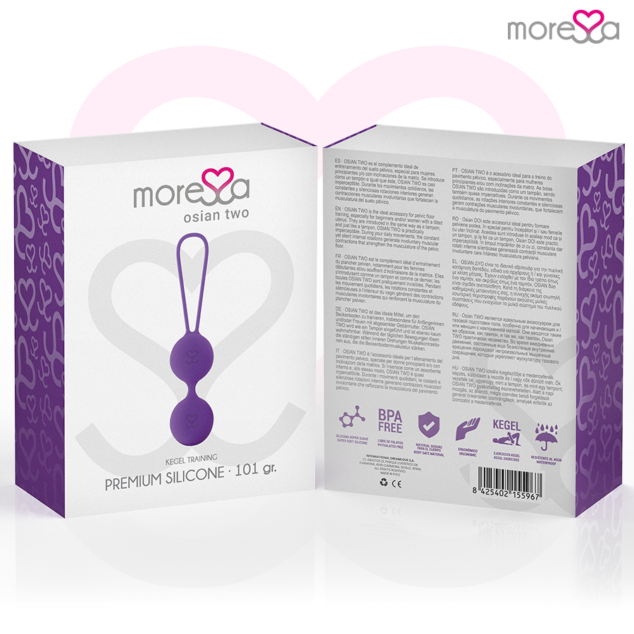 Moressa Osian Two premium lilac silikonbollar