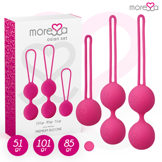 Moressa OSIAN Set i premium silikon i rosa färg