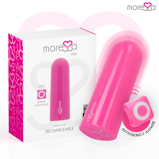 MORESSA Nix vibrator med fjärrkontroll i rosa