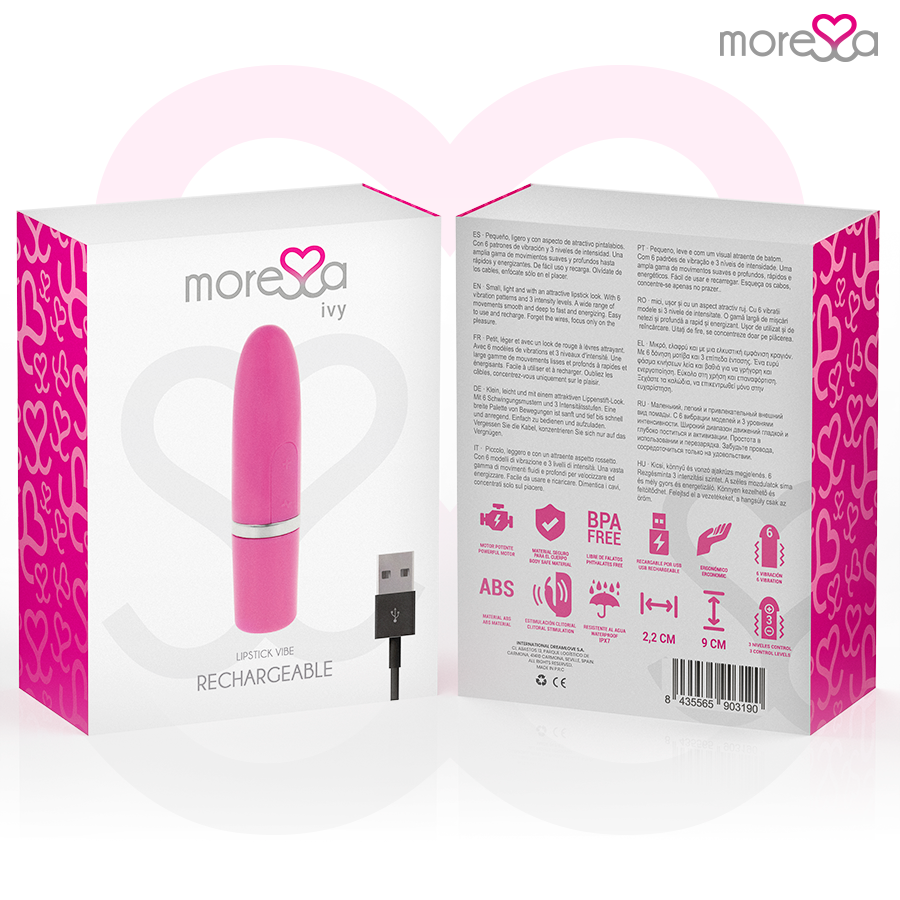 MORESSA Ivy vibrator i rosa för resor
