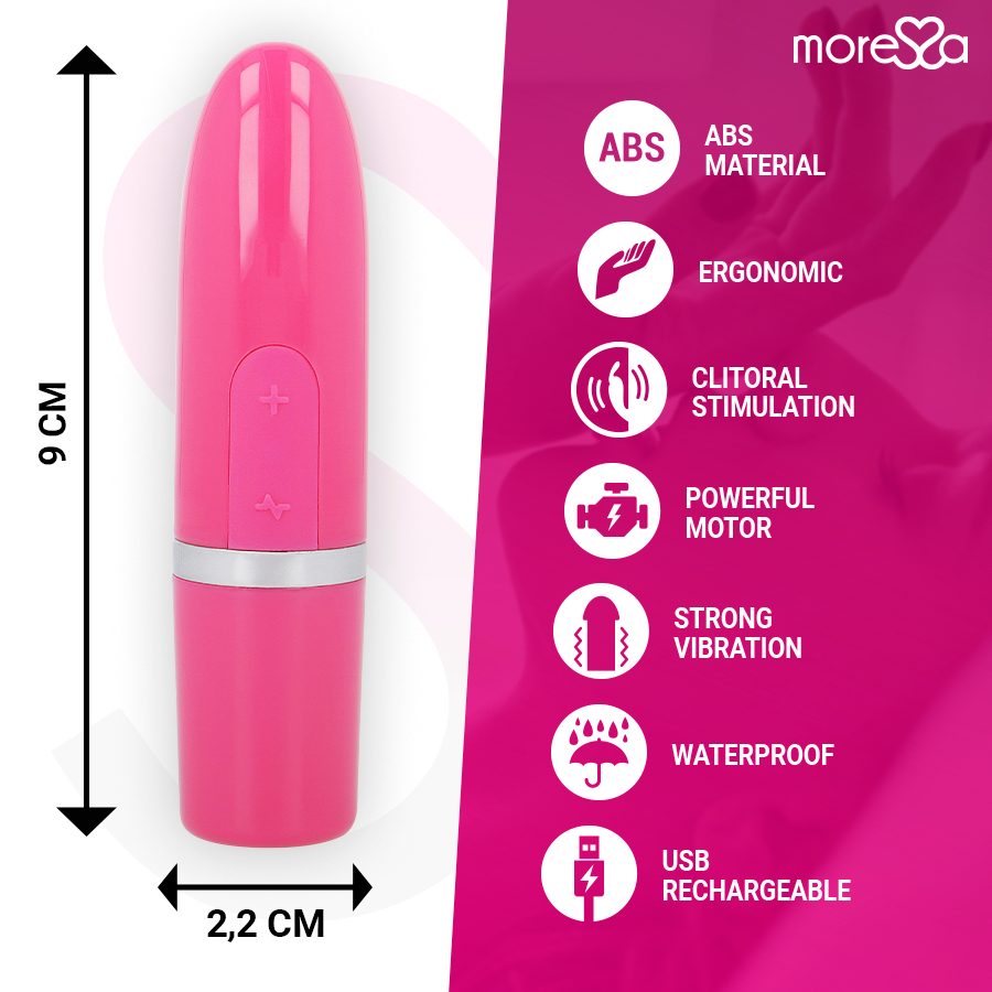 MORESSA Ivy vibrator i rosa för resor