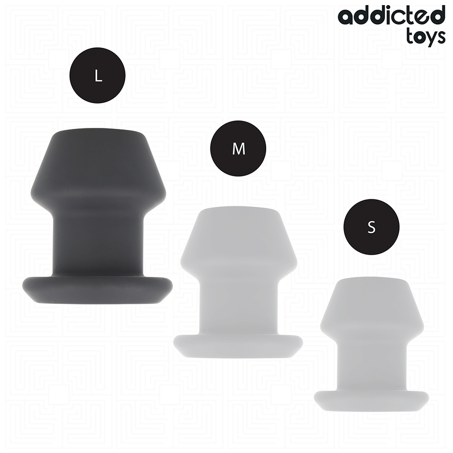 Addicted Toys Extreme Hollow Anal Plug i silikon, storlek L