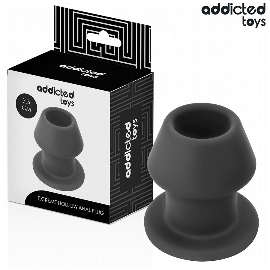 Addicted Toys Extreme Hollow Anal Plug i silikon, storlek S 7.5 cm