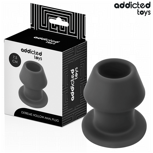 Addicted Toys Extreme Hollow Anal Plug i silikon, storlek S 7.5 cm