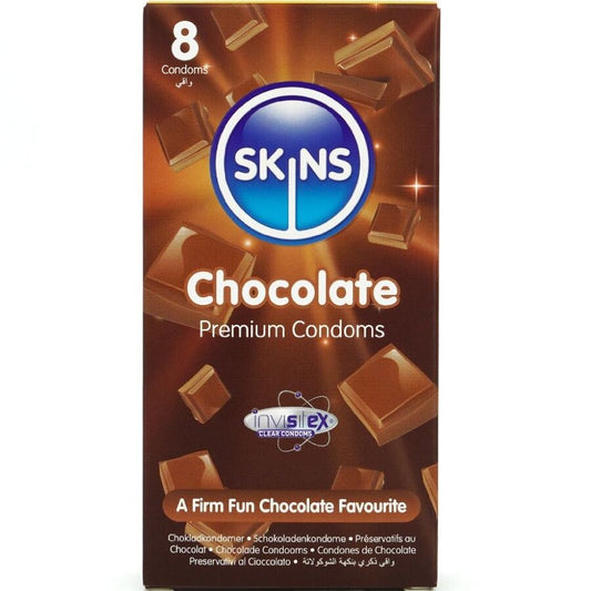 SKINS choklad premium kondomer i 8-pack