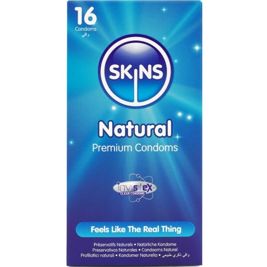 SKINS Natural Premium Kondomer Pack 16