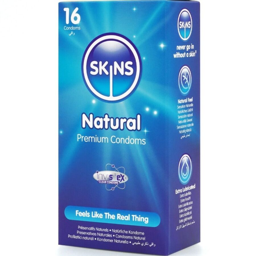 SKINS Natural Premium Kondomer Pack 16
