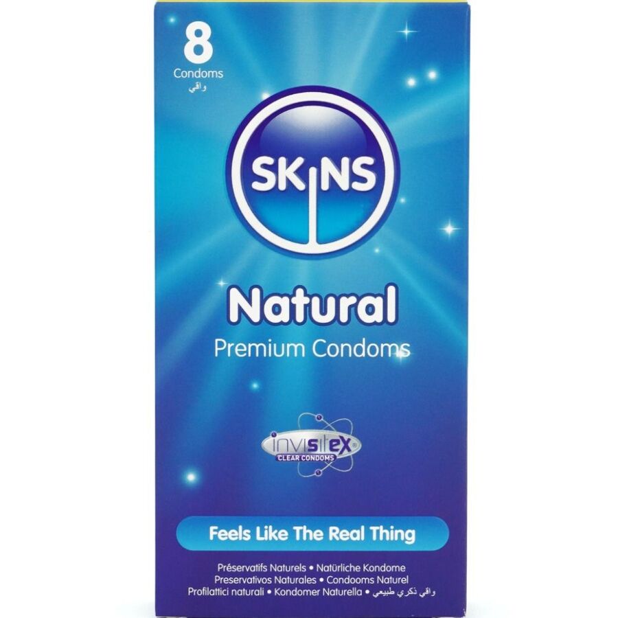 SKINS Natural Premium Kondomer Pack 8