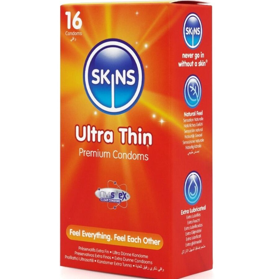 Skins Ultra Tunna Premiumkondomer 16-pack