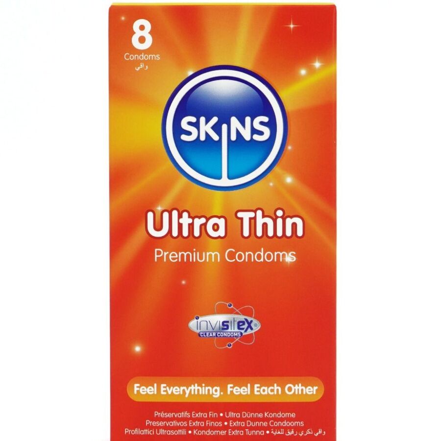 SKINS Ultra Tunna Premiumkondomer 8-pack