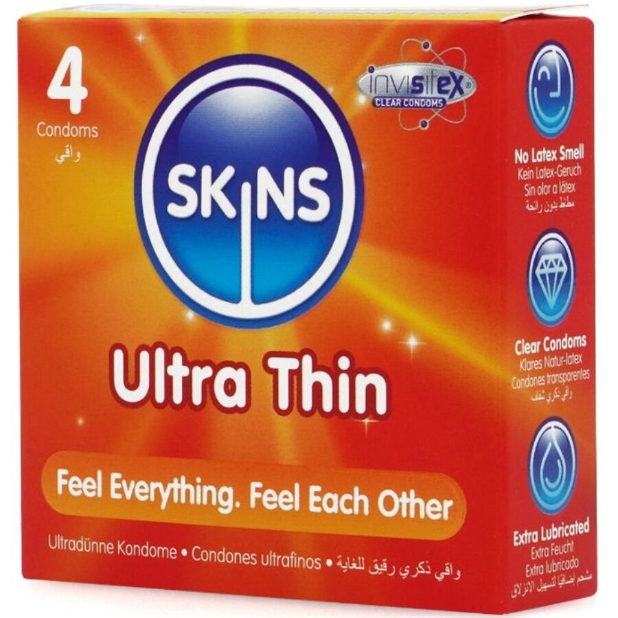 Skins Ultra Tunna Premiumkondomer 4-pack
