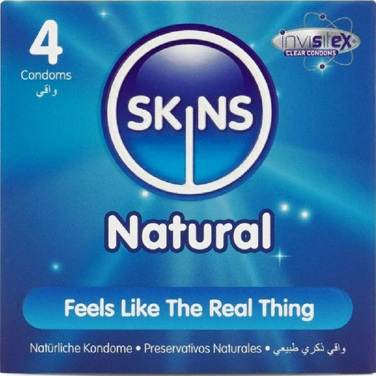 Skins Natural Premium Kondomer Pack 4