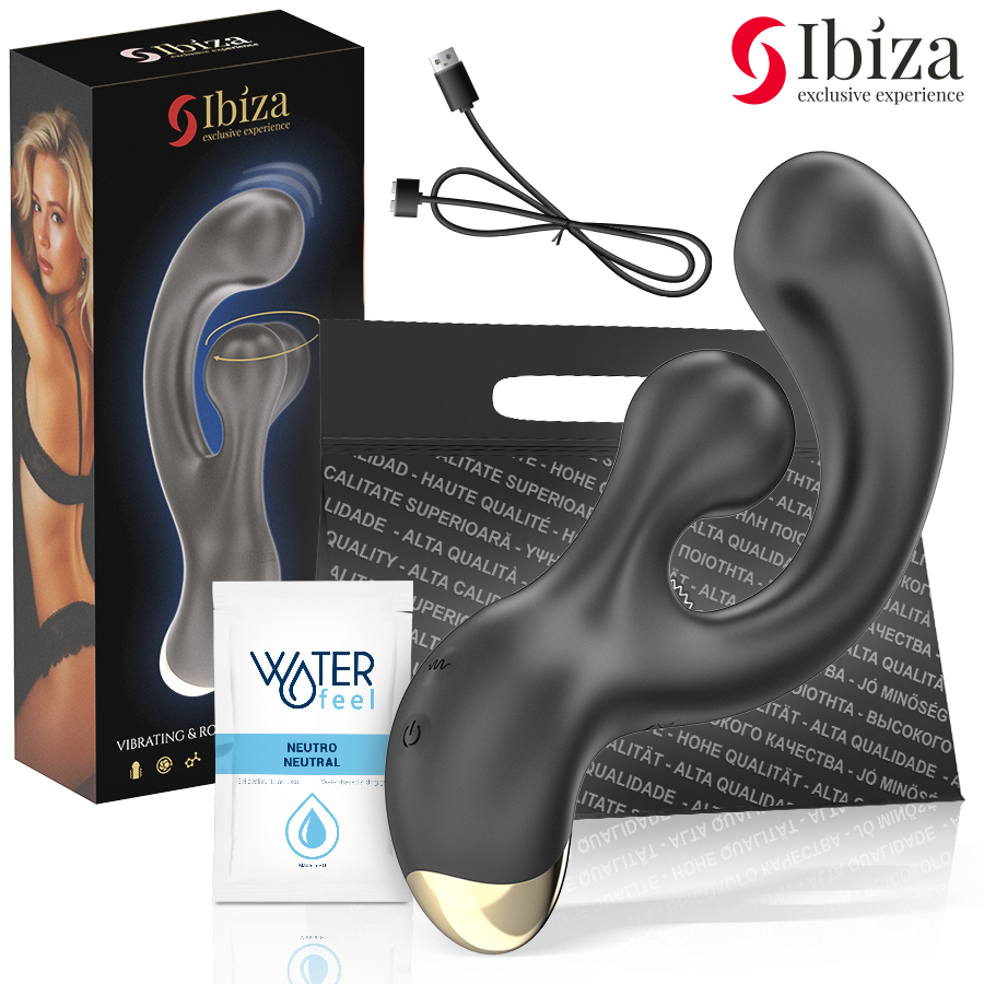 IBIZA vibrerande och roterande stimulator