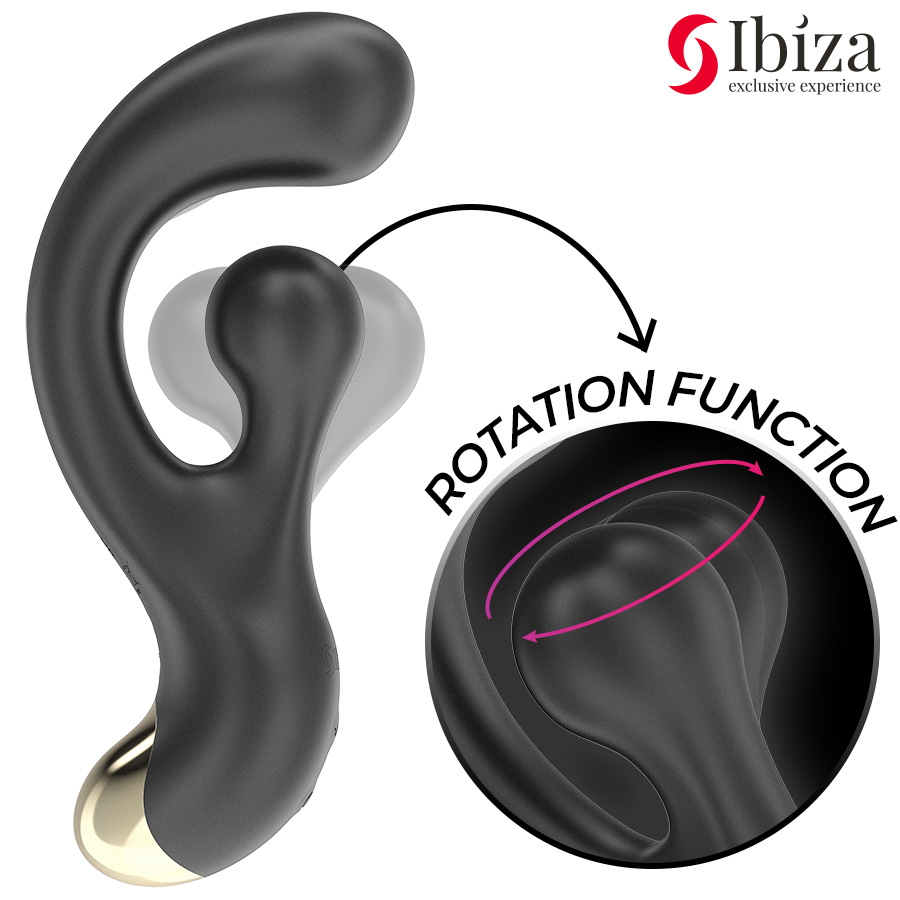 IBIZA vibrerande och roterande stimulator