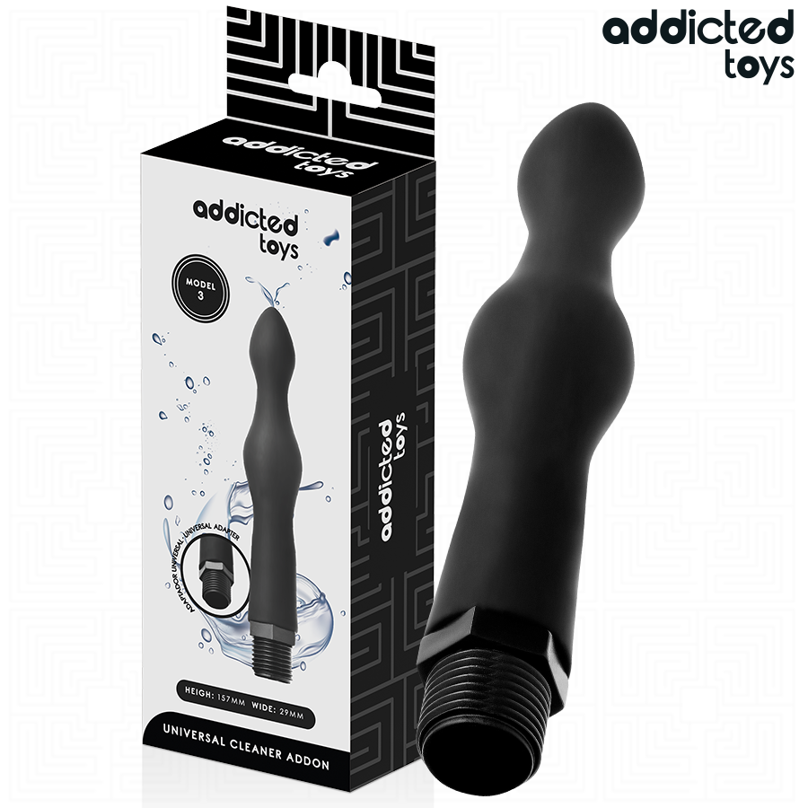 Addicted Toys analrengöring med universell adapter modell 3