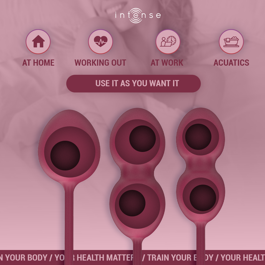 INTENSE Charli Kegel Ball Kit i lila