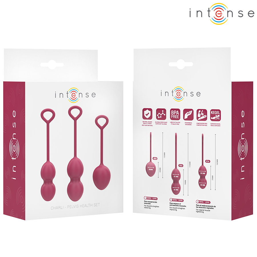 INTENSE Charli Kegel Ball Kit i lila