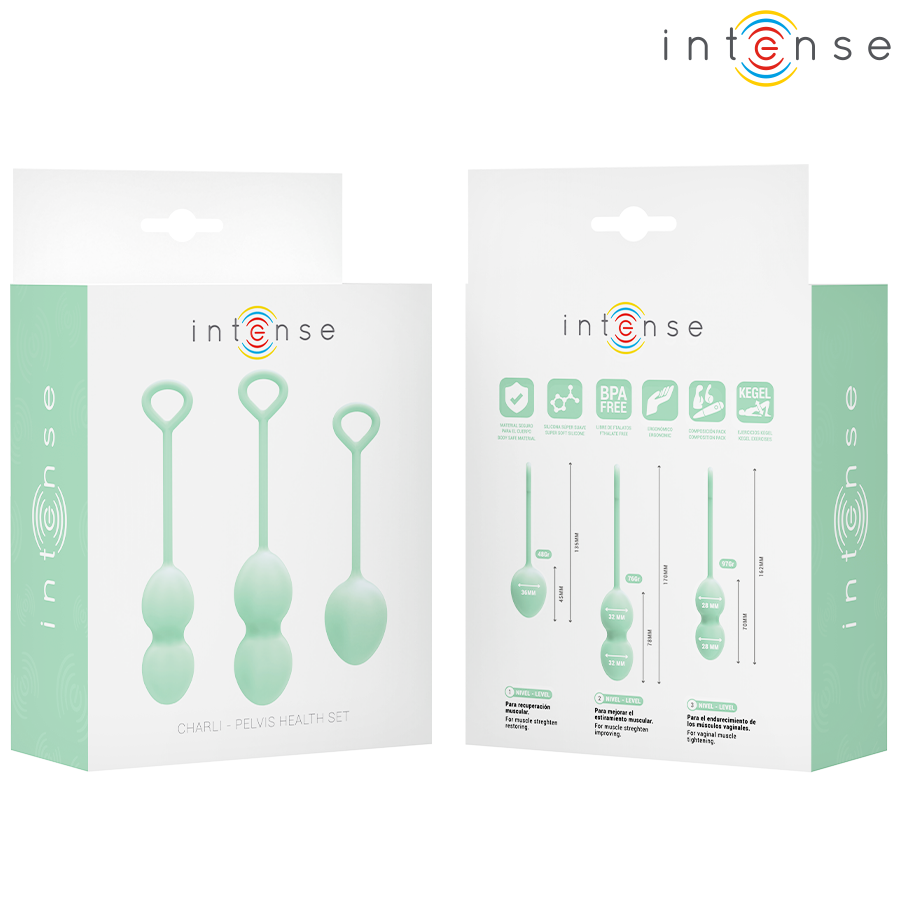 Charli Kegel Ball Kit i ljus jadegrön färg