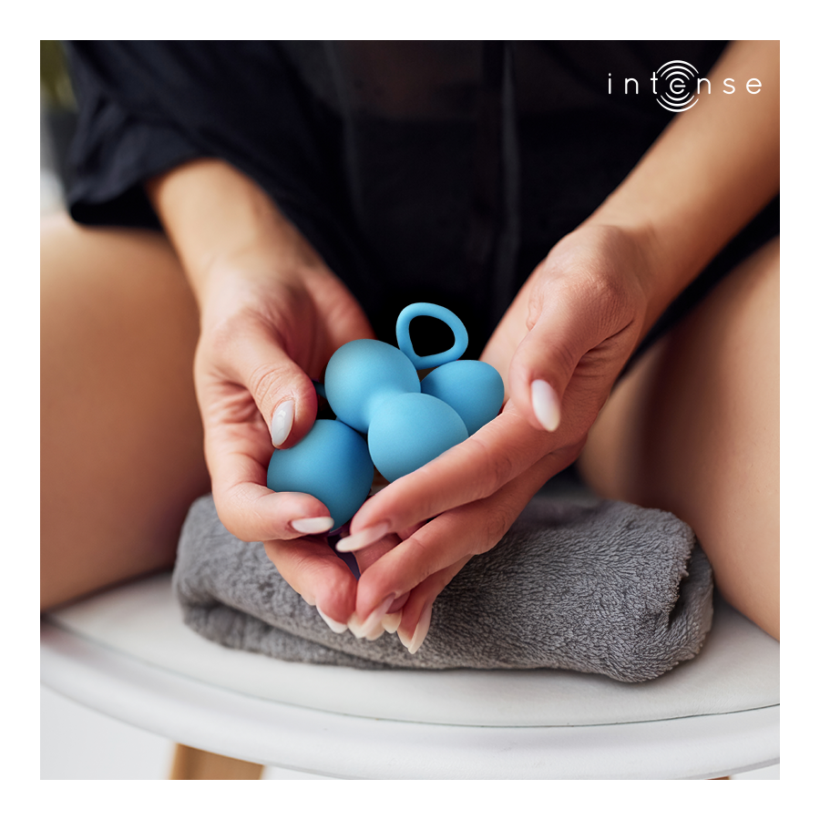 Charli Kegel Ball Kit Ocean Blue för bäckenbottenträning