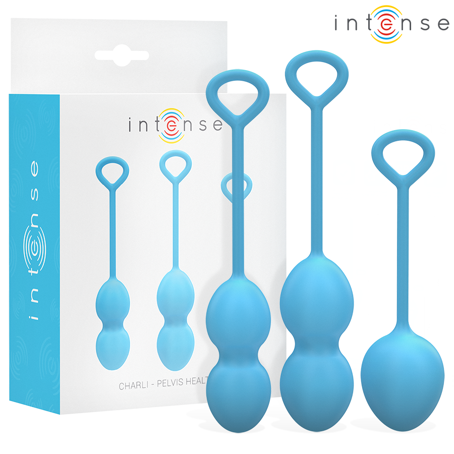 Charli Kegel Ball Kit Ocean Blue för bäckenbottenträning