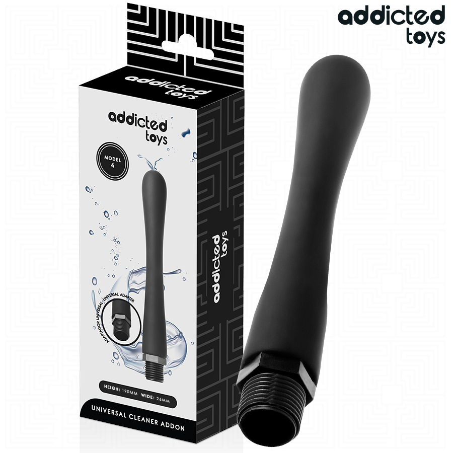 Addicted Toys analrengöring med universaladapter Modell 4